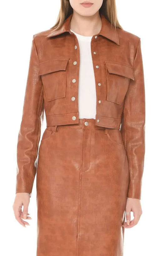 Brown Women’s Leather Jacket